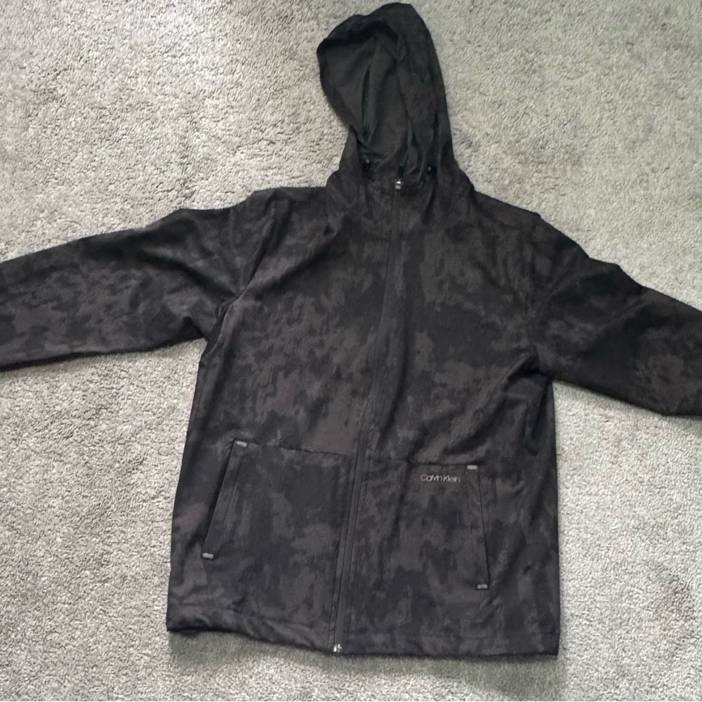 Calvin Klein Black Hooded Jacket